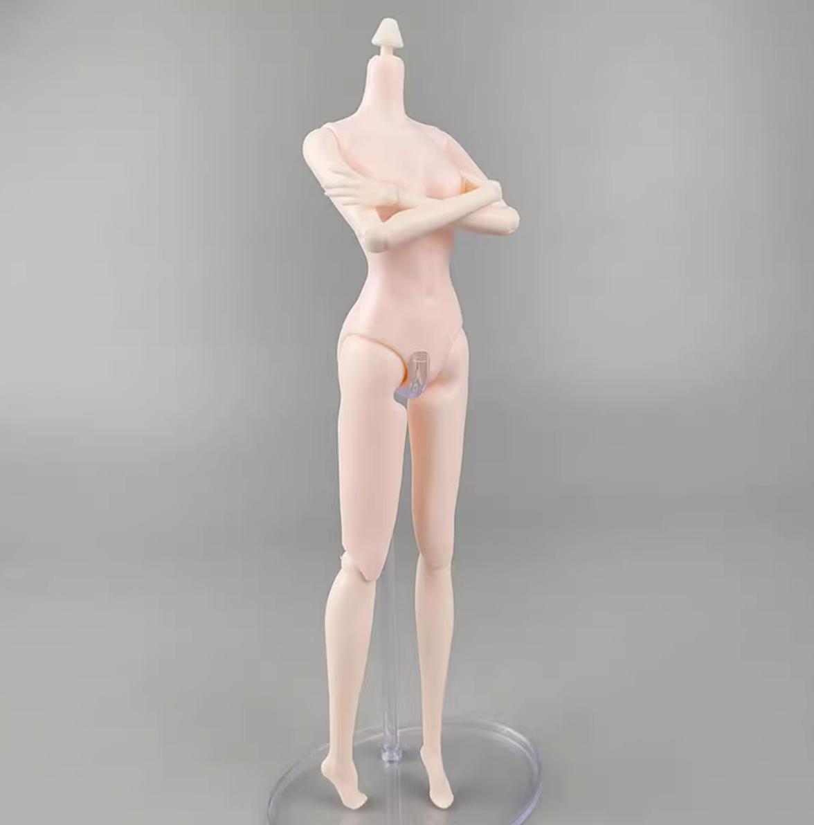 1/6 Тіло ляльки супермоделі, рухомі суглоби, тверда лялька 30 см, тіло на заміну для голів ляльок FR/IT, світло-бежевий, рожевий, білий тон шкіри little defectives
1/6 Тіло ляльки супермоделі, рухомі суглоби, тверда лялька 30 см, тіло на заміну для голів ляльок FR/IT, світло-бежевий, рожевий, білий тон шкіри little defectives