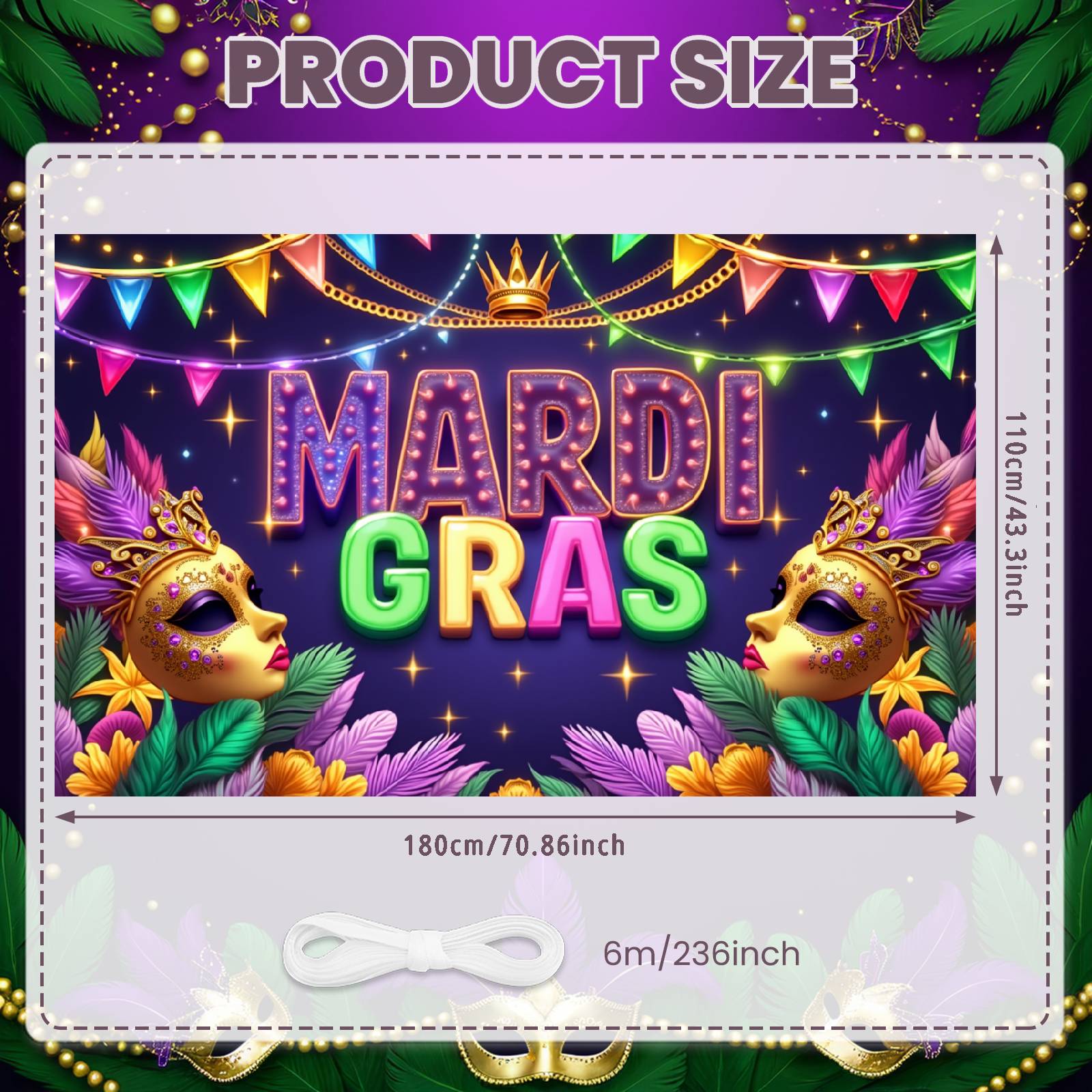 Celebration Display Colorful Mask Mask Backdrop Feather Background Purple Background Party Banner For Holiday Festival Parade
Celebration Display Colorful Mask Mask Backdrop Feather Background Purple Background Party Banner For Holiday Festival Parade