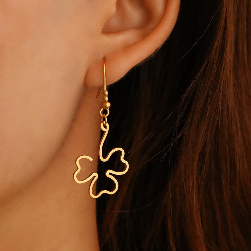 Серьги из нержавеющей стали Lucky Shamrock с полым сердцем и цветами, кулон, модные тонкие серьги с каплями воды для женщин, ювелирные изделия, подарки
Серьги из нержавеющей стали Lucky Shamrock с полым сердцем и цветами, кулон, модные тонкие серьги с каплями воды для женщин, ювелирные изделия, подарки