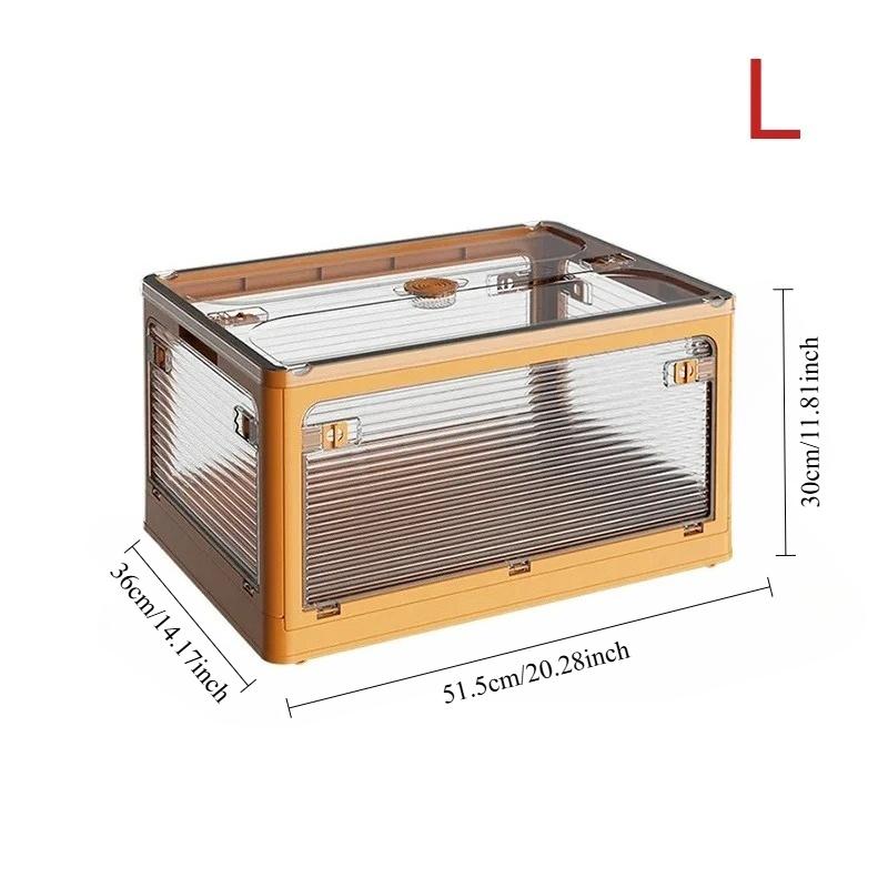 1pc Foldable Storage Box with Lid, Large Capacity Organizer for Closet Clothes, Toys, Books, Car & Outdoor Camping
1pc Foldable Storage Box with Lid, Large Capacity Organizer for Closet Clothes, Toys, Books, Car & Outdoor Camping