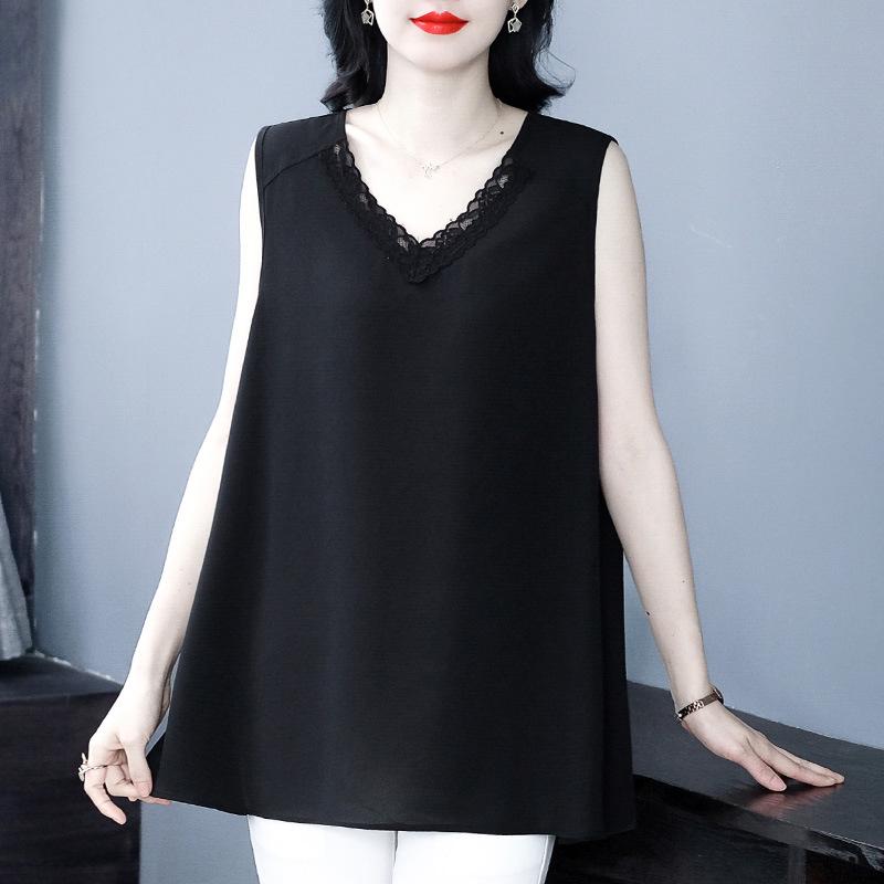 Plus Size Lace V-Neck Casual Tank Top for Middle-Aged Moms L (Recommended 100-120 jin)
Plus Size Lace V-Neck Casual Tank Top for Middle-Aged Moms L (Recommended 100-120 jin)