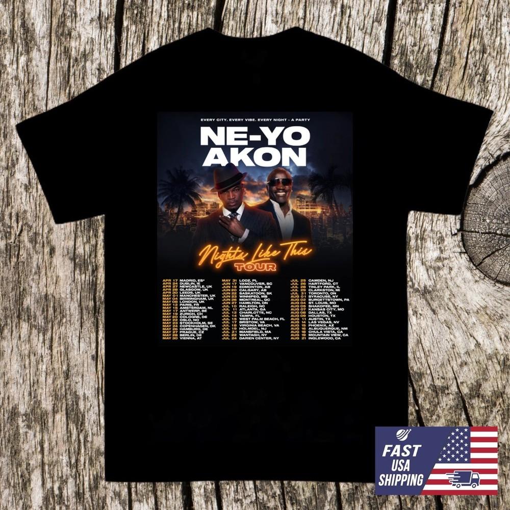 NeYo amp Akon Nights Like This World Tour Tshirt Full Size S to 4XL Unisex T-Shirt XL
NeYo amp Akon Nights Like This World Tour Tshirt Full Size S to 4XL Unisex T-Shirt XL