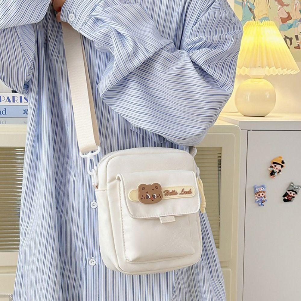 Cartoom Canvas Shoulder Bag Cute Small Square Bag Simple Nylon Crossbody Bag Travel хакі
Cartoom Canvas Shoulder Bag Cute Small Square Bag Simple Nylon Crossbody Bag Travel хакі