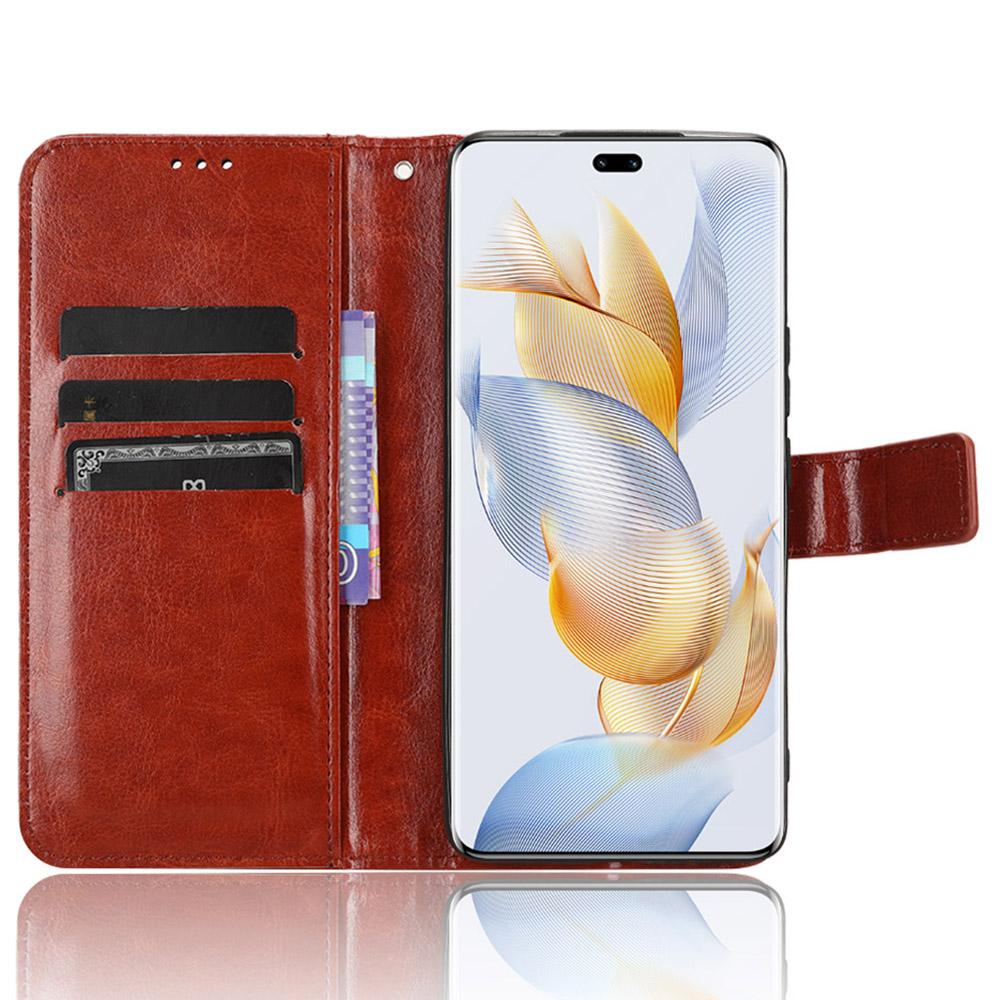 For Honor 90 Mobile Phone Cover PU Leather Flip Stand Case Crazy Horse Texture Magnetic Clasp Phone Shell Brown
For Honor 90 Mobile Phone Cover PU Leather Flip Stand Case Crazy Horse Texture Magnetic Clasp Phone Shell Brown