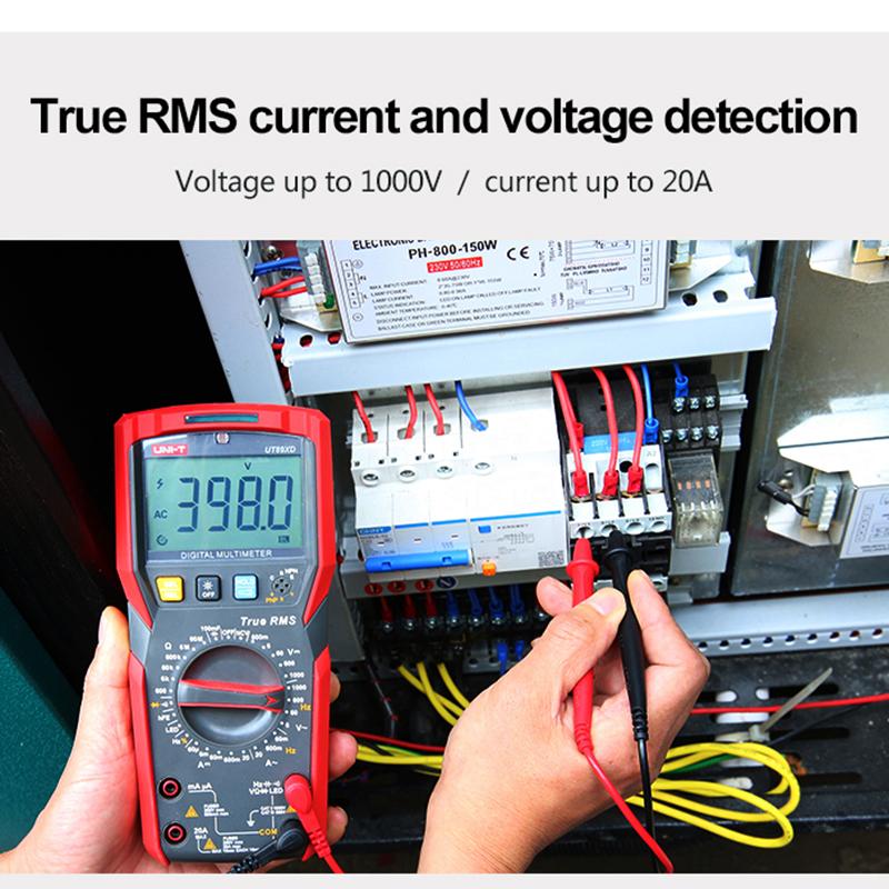 UNI-T UT89XD UT89X True RMS мультиметр Цифровий професійний електричний тестер NCV Діод Температурний Тріод Вимірювач ємності
UNI-T UT89XD UT89X True RMS мультиметр Цифровий професійний електричний тестер NCV Діод Температурний Тріод Вимірювач ємності
