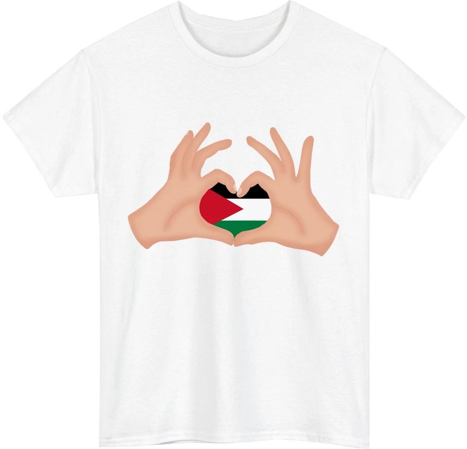 Palestine Heart Hands T-Shirt Solidarity Flag Graphic Tee Love Peace Gift Top 4XL
Palestine Heart Hands T-Shirt Solidarity Flag Graphic Tee Love Peace Gift Top 4XL