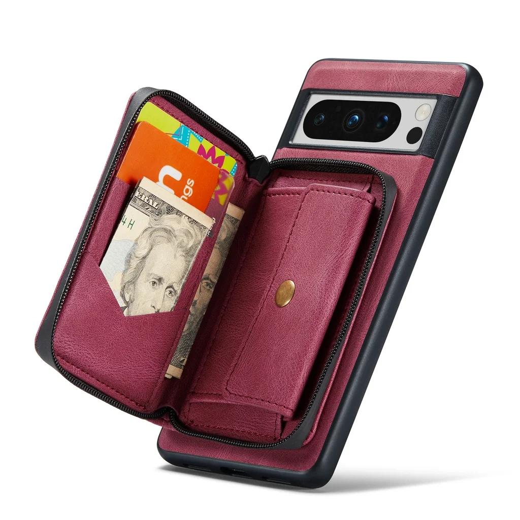 Magnetic Zipper Wallet Leather Case for Google Pixel 9 Pro XL 8 Pro 7 7A 6 6A 5A Fold Detachable RFID Blocking Card Bag Cover Pixel Fold червоний
Magnetic Zipper Wallet Leather Case for Google Pixel 9 Pro XL 8 Pro 7 7A 6 6A 5A Fold Detachable RFID Blocking Card Bag Cover Pixel Fold червоний