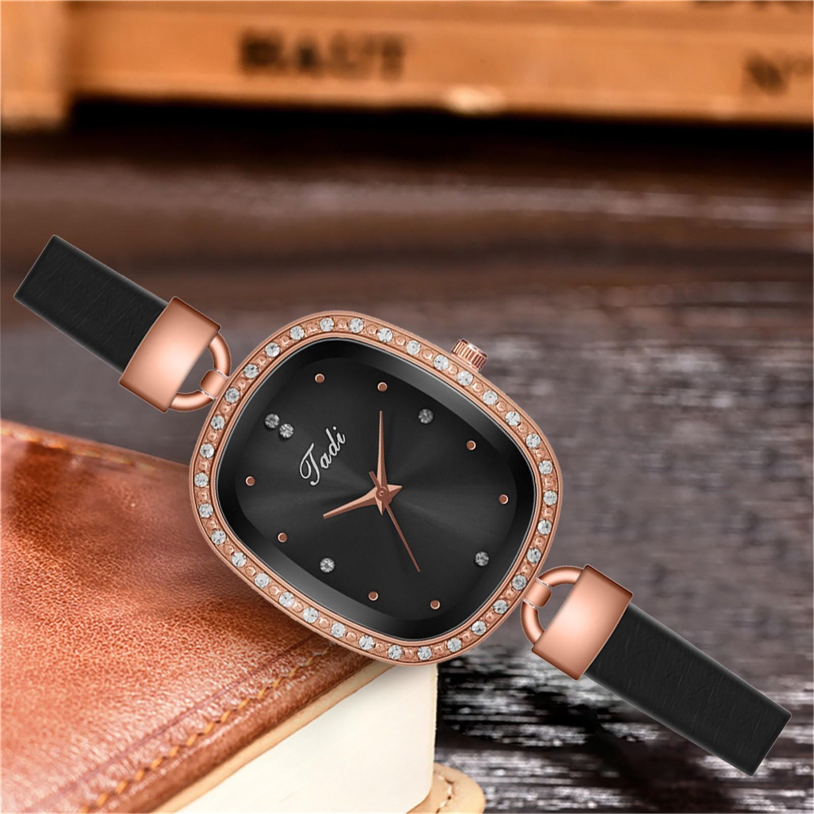 Овальные женские маленькие часы с римским перламутром в стиле ретро, усыпанные бриллиантами One Size чёрный
Овальные женские маленькие часы с римским перламутром в стиле ретро, усыпанные бриллиантами One Size чёрный