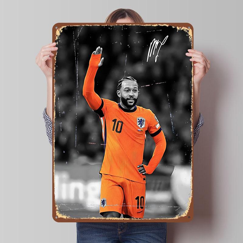 Depay in Netherlands Jersey Poster Customized Vintage Metal Signs Wall Art Retro Tin Plaque for Mancave Living Room Decorations 7.9x11.8In(20x30cm)
Depay in Netherlands Jersey Poster Customized Vintage Metal Signs Wall Art Retro Tin Plaque for Mancave Living Room Decorations 7.9x11.8In(20x30cm)