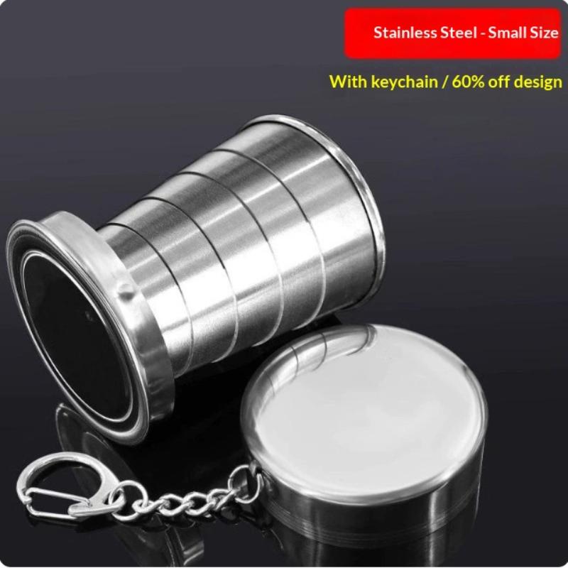 Stainless Steel Folding Cup Camping Cookware Retractable Cup Teacups Teaware Camp Utensils Tableware Folded Cup New A1
Stainless Steel Folding Cup Camping Cookware Retractable Cup Teacups Teaware Camp Utensils Tableware Folded Cup New A1