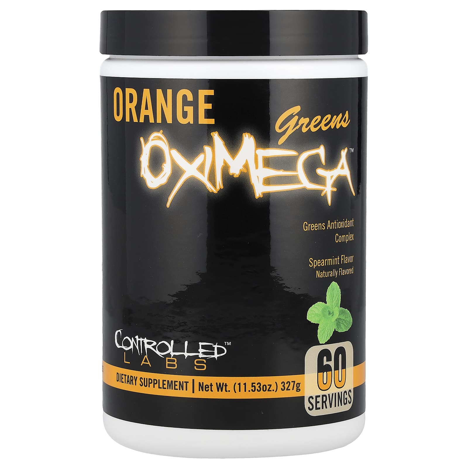 Controlled Labs, Orange OxiMega, Green Oxidant Complex, Spearmint, 11.53 oz (327 g)
Controlled Labs, Orange OxiMega, Green Oxidant Complex, Spearmint, 11.53 oz (327 g)