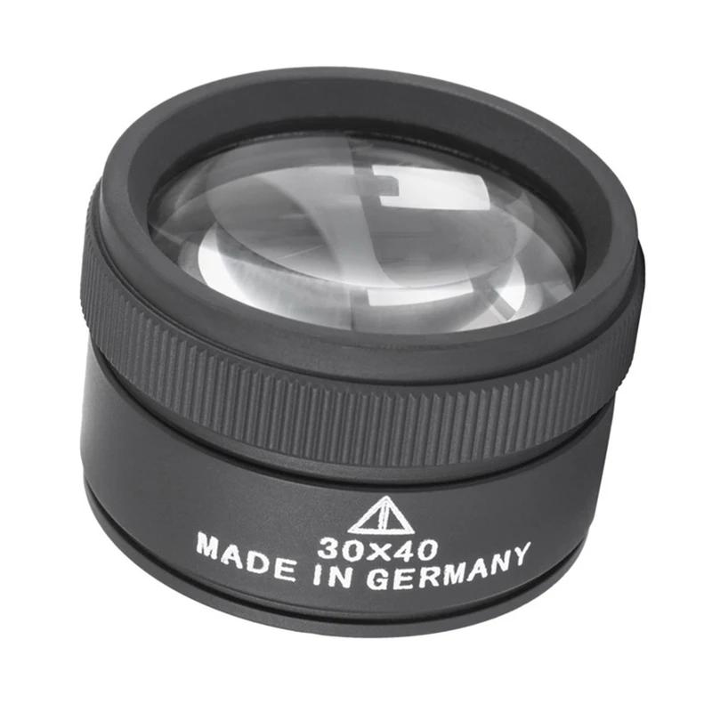 40mm Measuring 30x Magnifier for Watch Repair Magnifying Glass Lens Loop Microscope For Coins Stamps Jewelry Watchmaking Loupe чорний
40mm Measuring 30x Magnifier for Watch Repair Magnifying Glass Lens Loop Microscope For Coins Stamps Jewelry Watchmaking Loupe чорний
