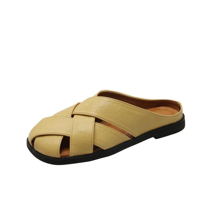 Flat-bottomed bag head and half slippers for women in the summer of 2025, new outer wear, one pedal, casual pregnant women, lazy slippers 35
Flat-bottomed bag head and half slippers for women in the summer of 2025, new outer wear, one pedal, casual pregnant women, lazy slippers 35