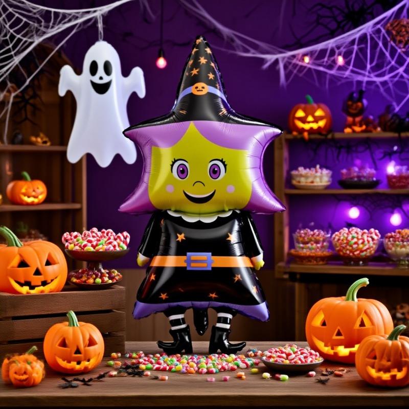 1pc Large ordinary witch aluminum film balloons for Halloween are very suitable for Halloween festival celebrations and theme party decorations
1pc Large ordinary witch aluminum film balloons for Halloween are very suitable for Halloween festival celebrations and theme party decorations