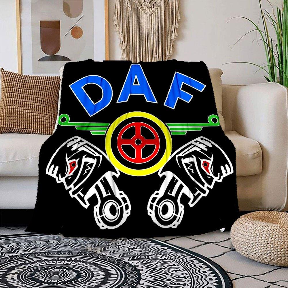 DAF Logo T-Shirt - Racing Style Graphic TeeBlanket Flannel Throw Blanket for Sofa, Bed, Travel, Camping, Office, Couch, Chair, And Bed Gift 150x180cm
DAF Logo T-Shirt - Racing Style Graphic TeeBlanket Flannel Throw Blanket for Sofa, Bed, Travel, Camping, Office, Couch, Chair, And Bed Gift 150x180cm