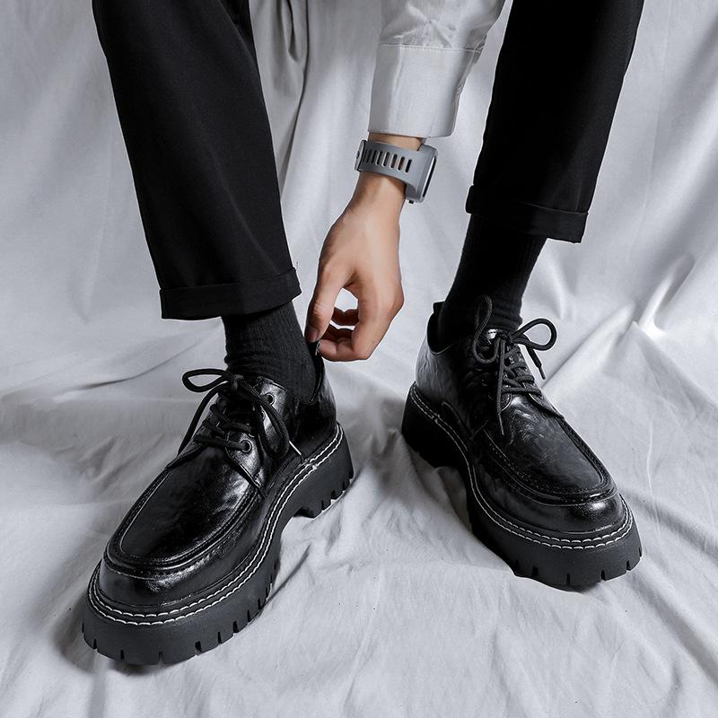 Handsome leather shoes men s British casual formal wear youth Korean version trendy versatile student black small leather shoes 2151-R 44 чорний
Handsome leather shoes men s British casual formal wear youth Korean version trendy versatile student black small leather shoes 2151-R 44 чорний