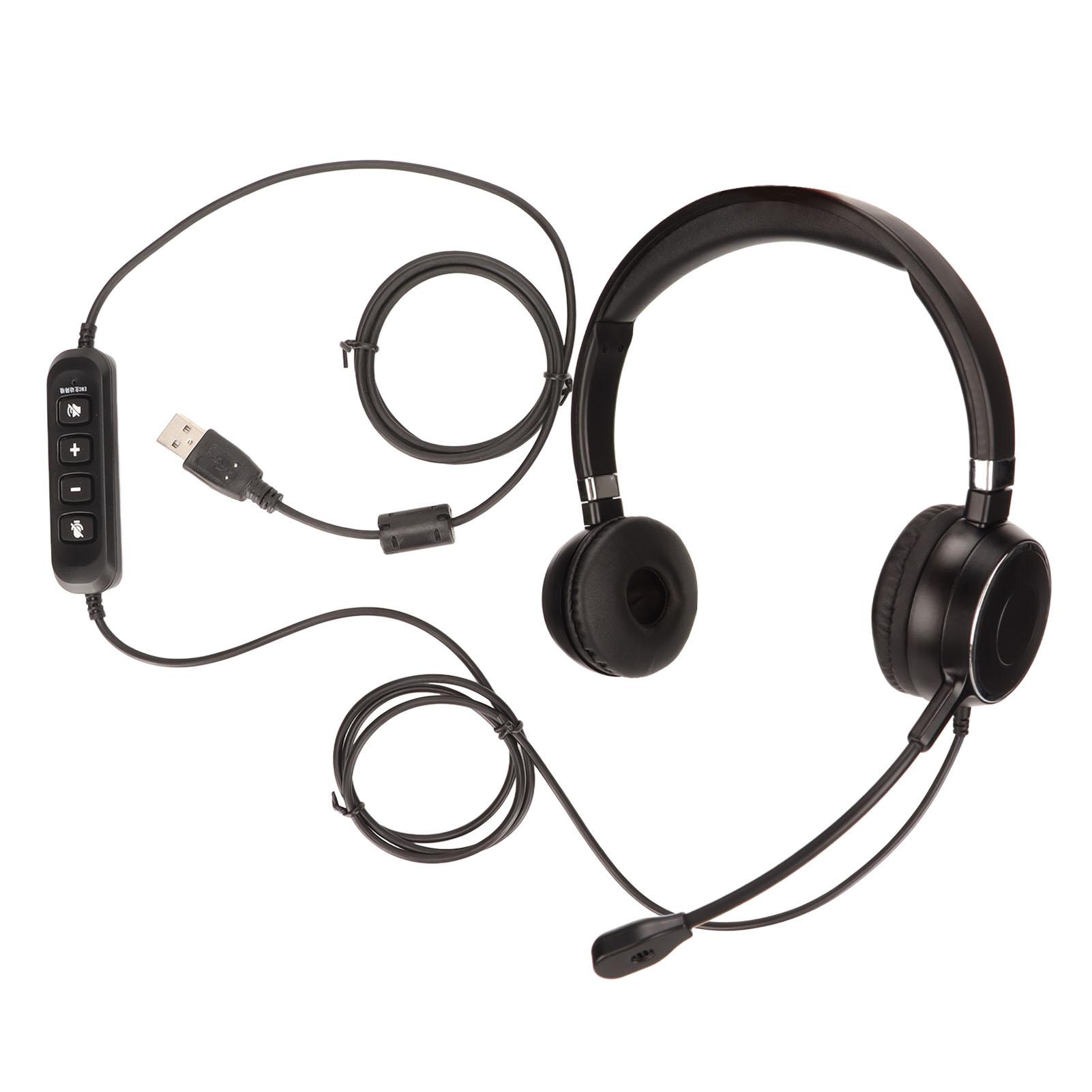 Telephone Headset Multifunctional Volume Adjustment Microphone Mute USB PC Headset for Call Center
Telephone Headset Multifunctional Volume Adjustment Microphone Mute USB PC Headset for Call Center