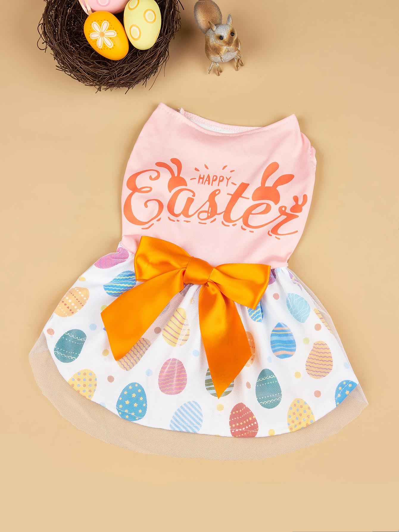 Happy Easter Day Dog Dress Girl Dog Clothes Easter Bunny Dogs Dresses Pet Apparel Doggie Tutu with Bowknot Cat Clothing Puppy Dr XS(old) розовый
Happy Easter Day Dog Dress Girl Dog Clothes Easter Bunny Dogs Dresses Pet Apparel Doggie Tutu with Bowknot Cat Clothing Puppy Dr XS(old) розовый