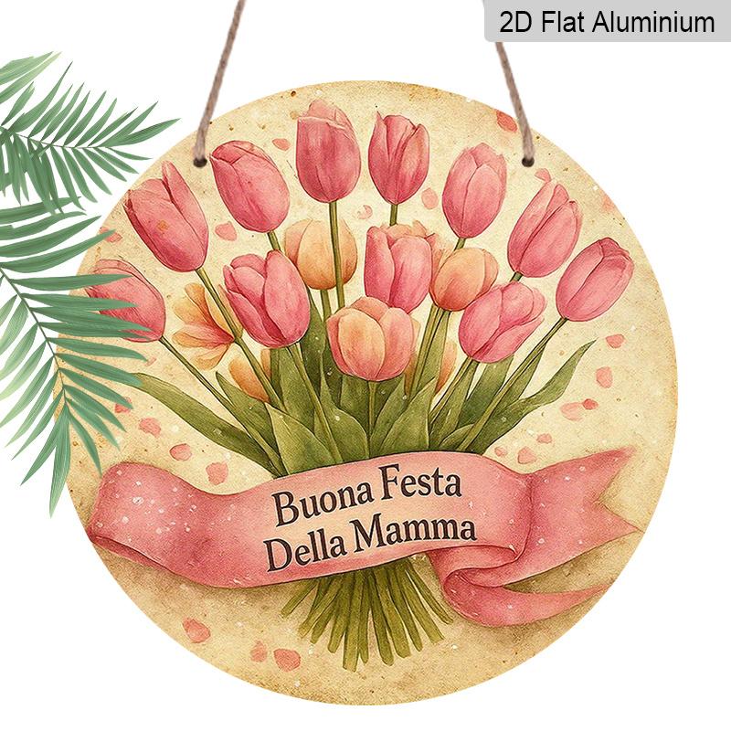 2D Flat - A Single 2D Flat, 7.87X7.87 Inch Round Aluminum Sign with a Vintage Design Featuring The Phrase Happy Mother S Day And a Floral Theme 1pc
2D Flat - A Single 2D Flat, 7.87X7.87 Inch Round Aluminum Sign with a Vintage Design Featuring The Phrase Happy Mother S Day And a Floral Theme 1pc