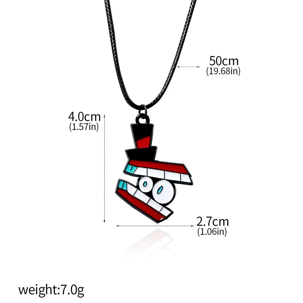 Удивительное цифровое цирковое ожерелье в стиле аниме TADC Pomni Jax Caine Ragatha, ожерелье с подвеской для женщин и мужчин, ювелирные изделия для косплея, подарок
Удивительное цифровое цирковое ожерелье в стиле аниме TADC Pomni Jax Caine Ragatha, ожерелье с подвеской для женщин и мужчин, ювелирные изделия для косплея, подарок