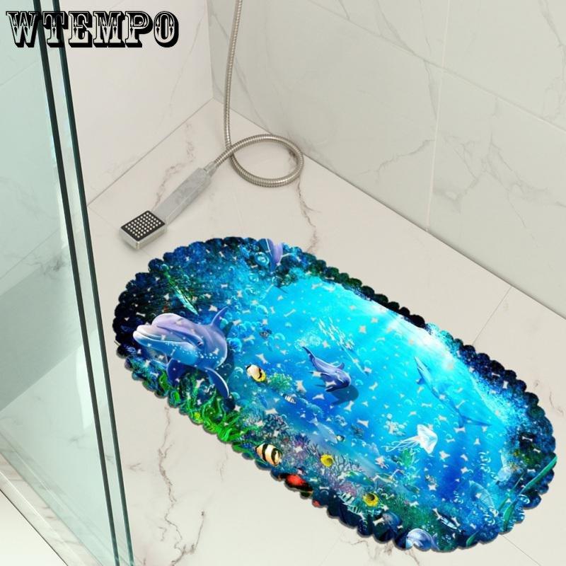 Нескользящий коврик для ванной комнаты с 3D морским рисунком дельфина, безопасный коврик для душа и ванны с присоской, коврик для ног 35 * 70cm
Нескользящий коврик для ванной комнаты с 3D морским рисунком дельфина, безопасный коврик для душа и ванны с присоской, коврик для ног 35 * 70cm