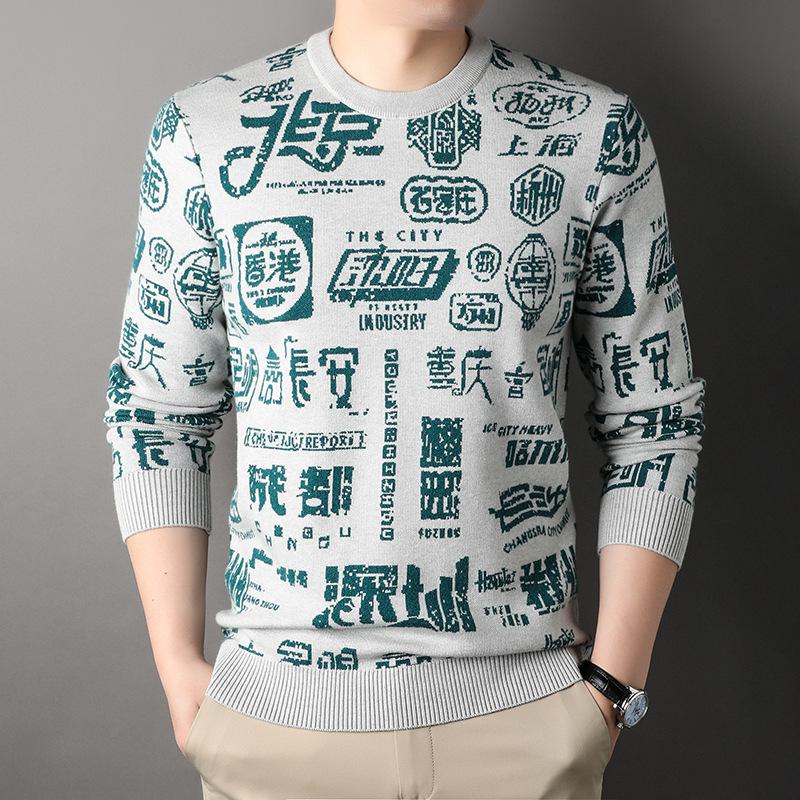 Новый вязаный свитер, осенне-зимний мужской утепленный пуловер с длинными рукавами, мужской свитер, мужская одежда XXXL
Новый вязаный свитер, осенне-зимний мужской утепленный пуловер с длинными рукавами, мужской свитер, мужская одежда XXXL
