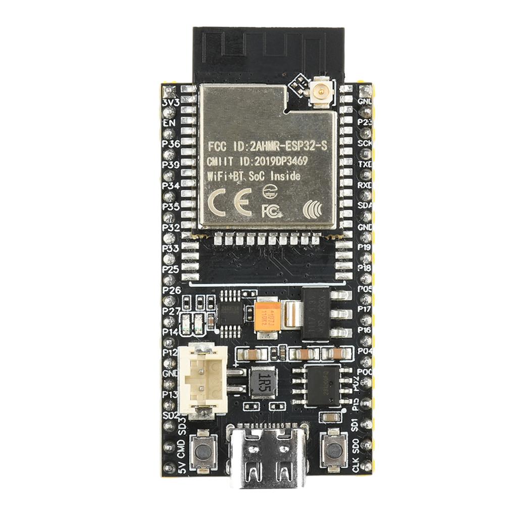ESP32 WiFi+Bluetooth Development Board 2.4G with Battery Interface Onboard ESP32-S IPEX External Antenna Type-C
ESP32 WiFi+Bluetooth Development Board 2.4G with Battery Interface Onboard ESP32-S IPEX External Antenna Type-C