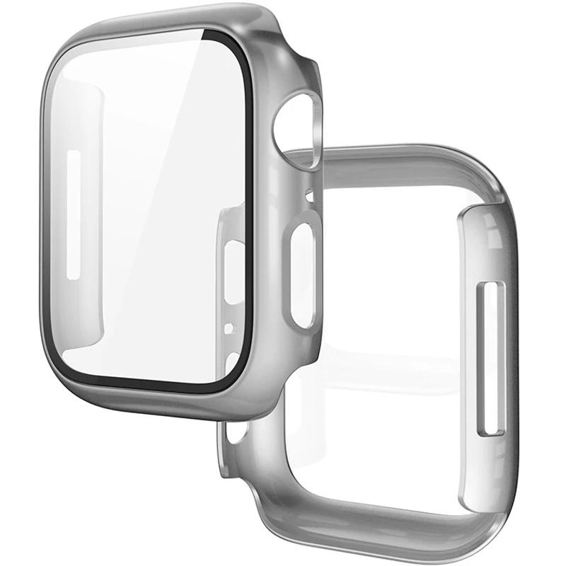 Tempered Glass+Cover For Apple Watch 11 10 9 8 7 46mm 42mm PC Bumper Screen Protector Case iWatch Series 7 6 5 4 SE3 44 40 45mm 42MM(Series 10 11) срібний
Tempered Glass+Cover For Apple Watch 11 10 9 8 7 46mm 42mm PC Bumper Screen Protector Case iWatch Series 7 6 5 4 SE3 44 40 45mm 42MM(Series 10 11) срібний