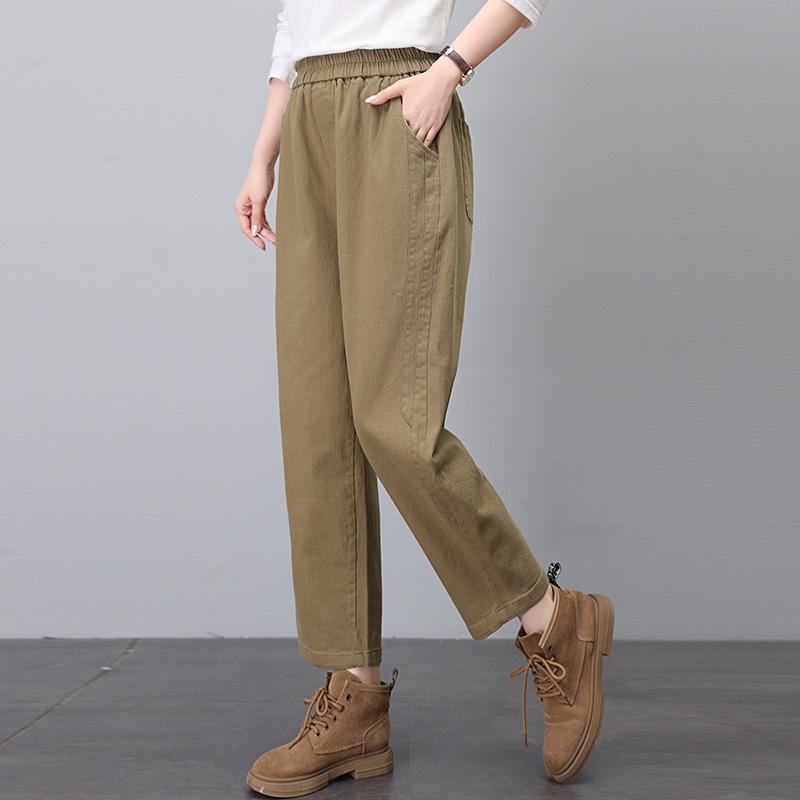 Женские брюки прямого кроя свободного силуэта в корейском стиле с эластичной талией - Весна/Осень 2024 L (115-125 jin) кофейный
Женские брюки прямого кроя свободного силуэта в корейском стиле с эластичной талией - Весна/Осень 2024 L (115-125 jin) кофейный