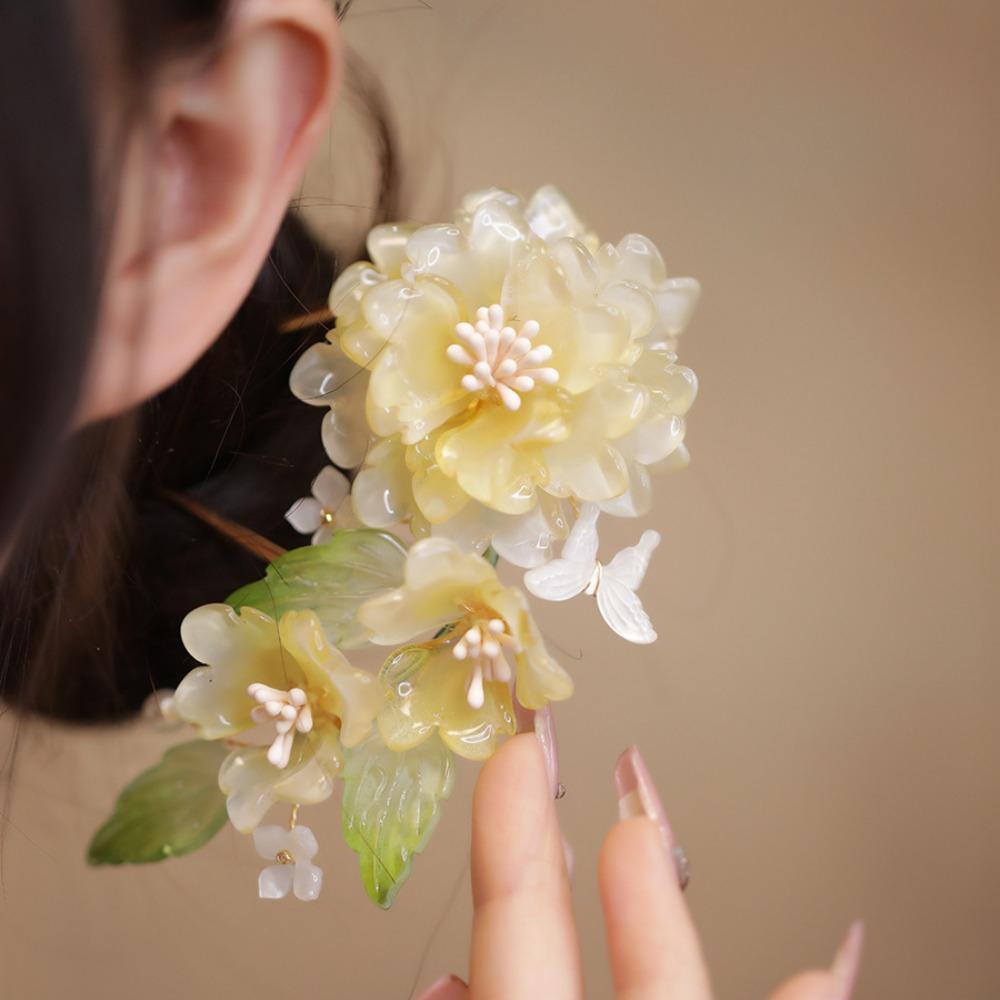 Elegant Vintage Chinese Style Hair Stick Chinese Style Headdress New Hanfu Hair Comb Hanfu Costume
Elegant Vintage Chinese Style Hair Stick Chinese Style Headdress New Hanfu Hair Comb Hanfu Costume