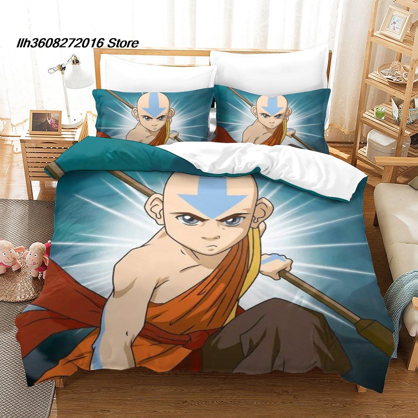 Avatar The Last Airbender Bedding Set Single Twin Full Queen King Size Bed Set Aldult Kid Bedroom 3D Print Anime Bed Sheet 150*200cm 3pcs
Avatar The Last Airbender Bedding Set Single Twin Full Queen King Size Bed Set Aldult Kid Bedroom 3D Print Anime Bed Sheet 150*200cm 3pcs