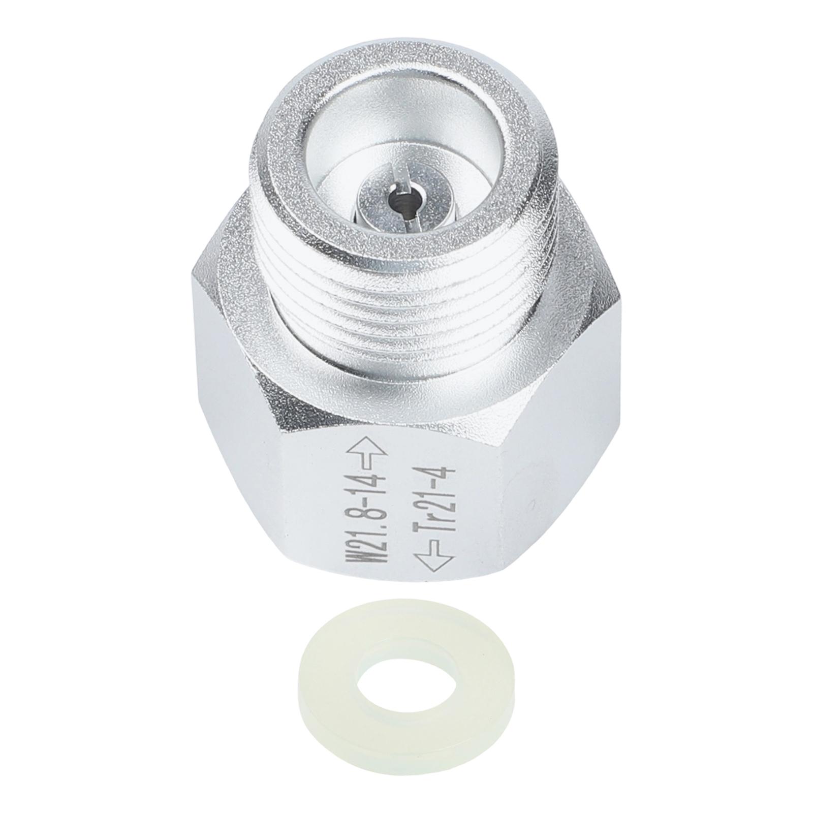 Gas Cylinder Adapter for Stream Cylinders TR 21x4 Inlet Thread to W21 8x1/14 Outlet Thread Design and Durability China Mainland
Gas Cylinder Adapter for Stream Cylinders TR 21x4 Inlet Thread to W21 8x1/14 Outlet Thread Design and Durability China Mainland