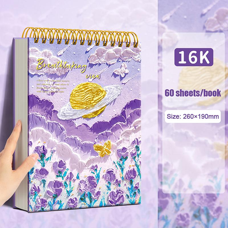 Альбом для эскизов A4/8K/16K Утолщенный 60 листов 160 г Для рисования Акварель/Масло/Цветные карандаши Пустой альбом для рисования as the picture
Альбом для эскизов A4/8K/16K Утолщенный 60 листов 160 г Для рисования Акварель/Масло/Цветные карандаши Пустой альбом для рисования as the picture