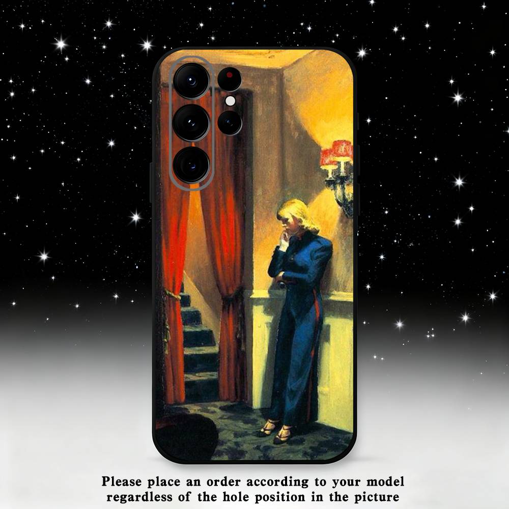 E-edward H-hopper Art Phone Case For Samsung S25,S24 Ultra,S20,S30 plus,S22 plus,S23,S30 Ultra 5G Silicone Black Shell Samsung S23ULTRA5G
E-edward H-hopper Art Phone Case For Samsung S25,S24 Ultra,S20,S30 plus,S22 plus,S23,S30 Ultra 5G Silicone Black Shell Samsung S23ULTRA5G