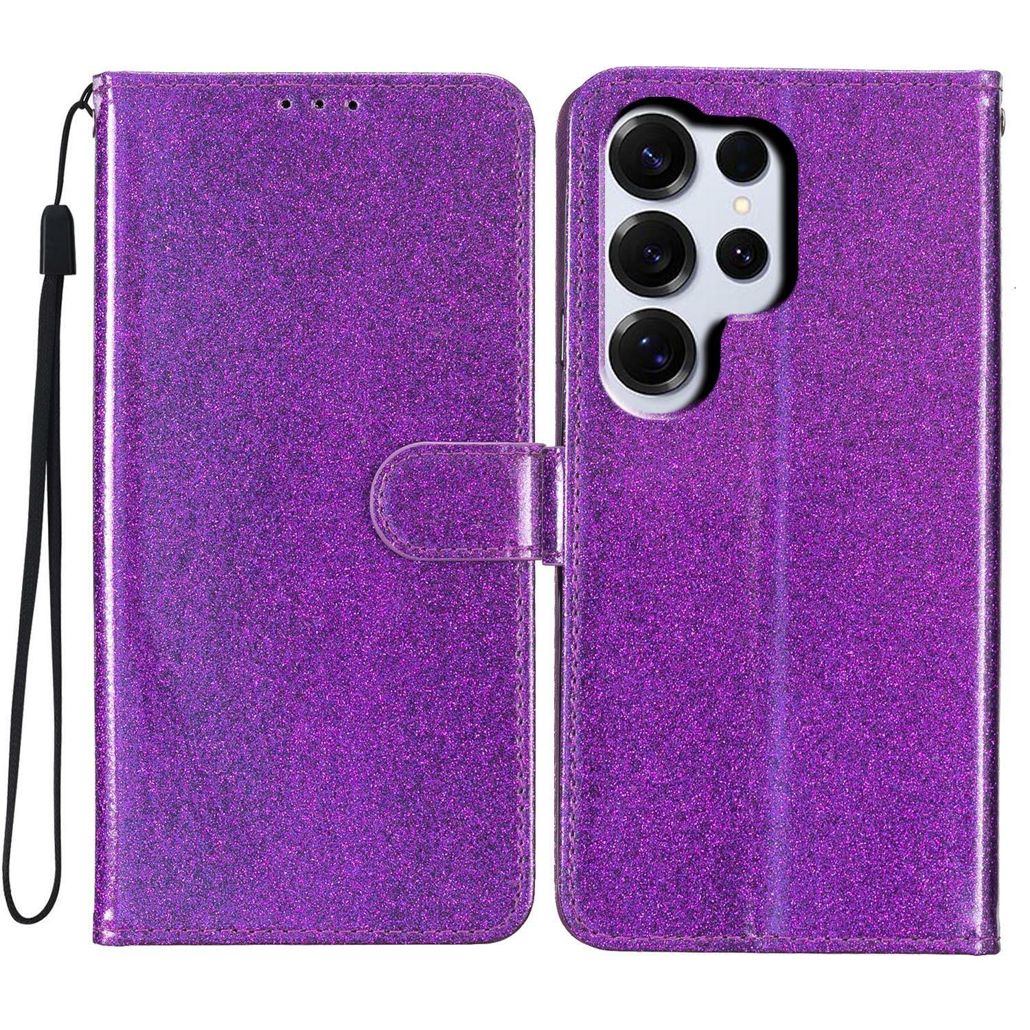 For Samsung Galaxy S26 Ultra Wallet Case Glitter Anti-Scratch Leather Stand Phone Cover with Strap
For Samsung Galaxy S26 Ultra Wallet Case Glitter Anti-Scratch Leather Stand Phone Cover with Strap