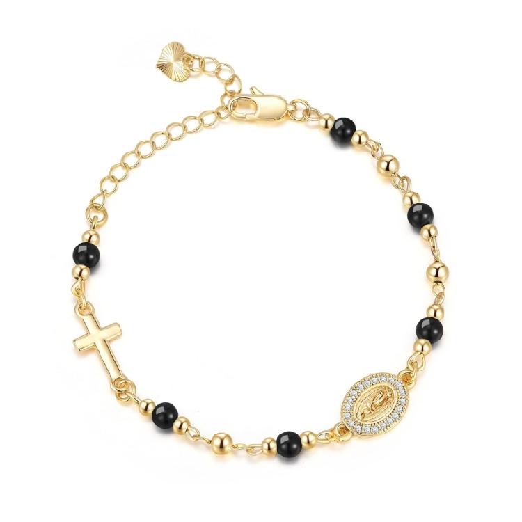 Versatile Fashion Bracelet Featuring Adjustable Chain And Obsidians Crosses Charm Suitable For Casual Formal Event
Versatile Fashion Bracelet Featuring Adjustable Chain And Obsidians Crosses Charm Suitable For Casual Formal Event
