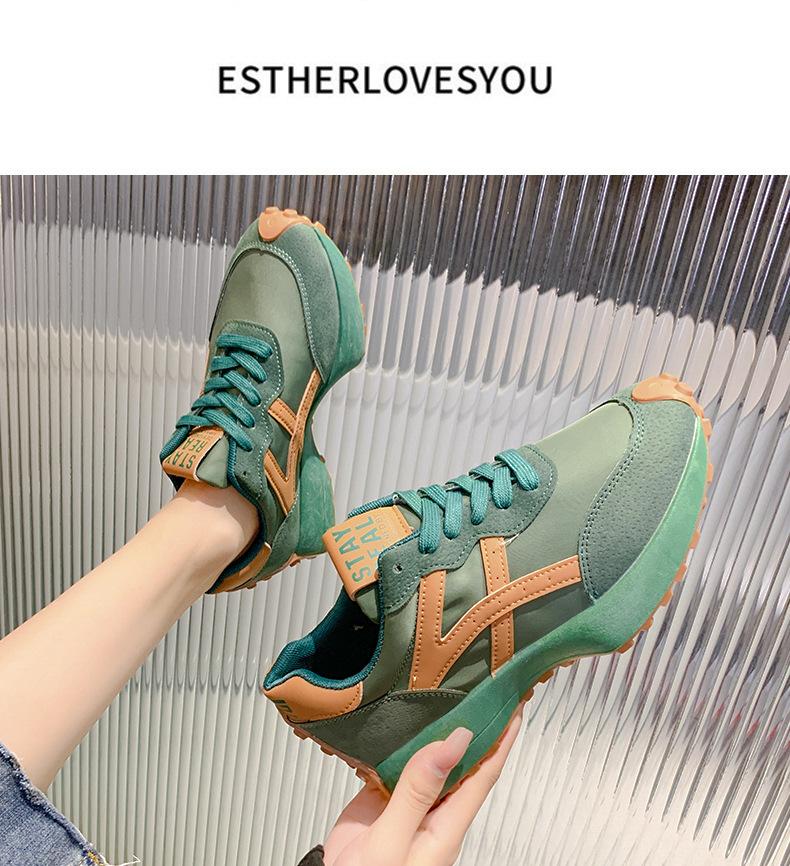 Women Sneakers Leather Platform Footwear New Leisure Light Non-slip Green Running Shoe Fashion Designer Women Footwear Luxury Fashion 40
Women Sneakers Leather Platform Footwear New Leisure Light Non-slip Green Running Shoe Fashion Designer Women Footwear Luxury Fashion 40