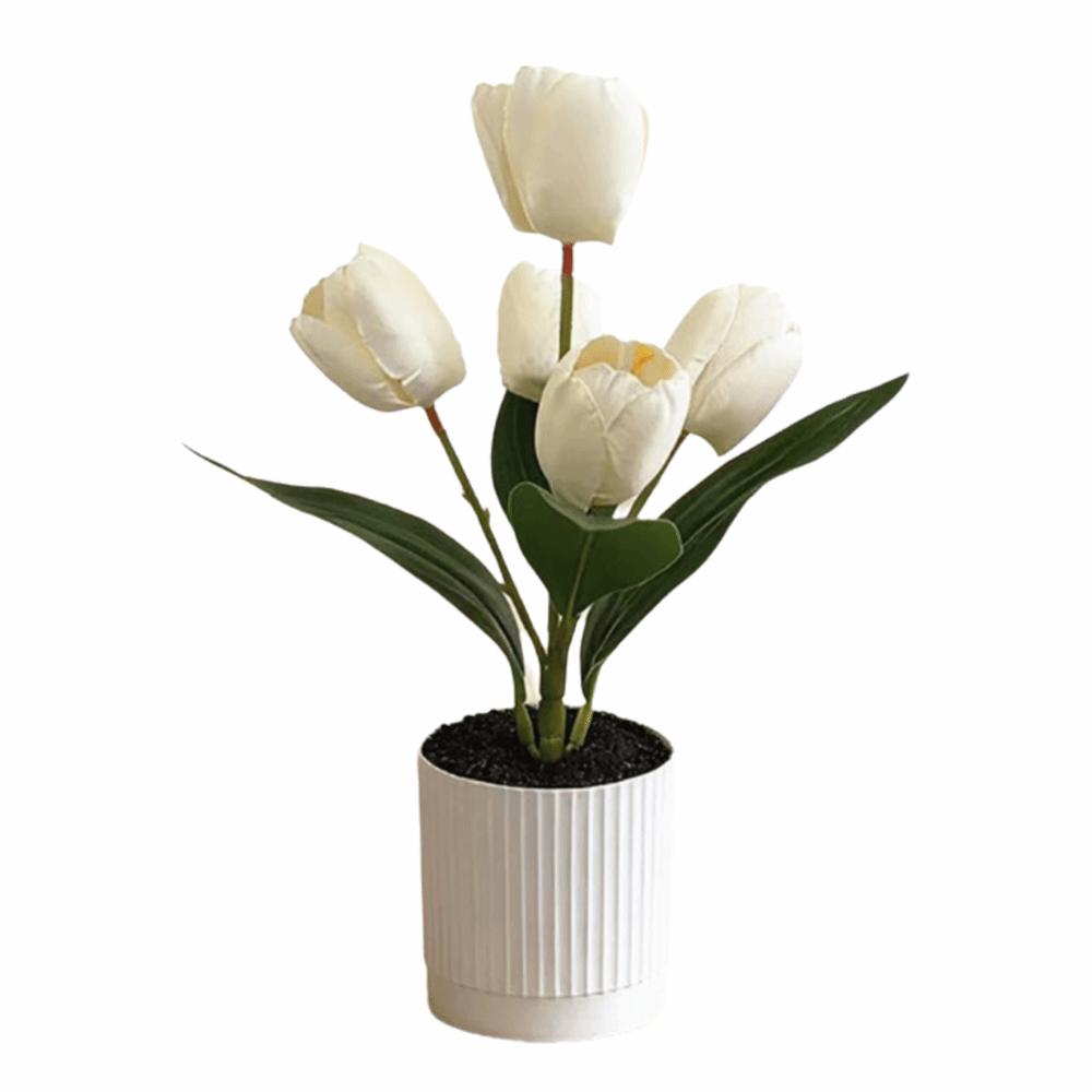 3/5 Heads Artificial Tulip Flower Bonsai White Flowerpot Multicolor Simulation Flower Bonsai Photo Props Faux Flower Potted
3/5 Heads Artificial Tulip Flower Bonsai White Flowerpot Multicolor Simulation Flower Bonsai Photo Props Faux Flower Potted