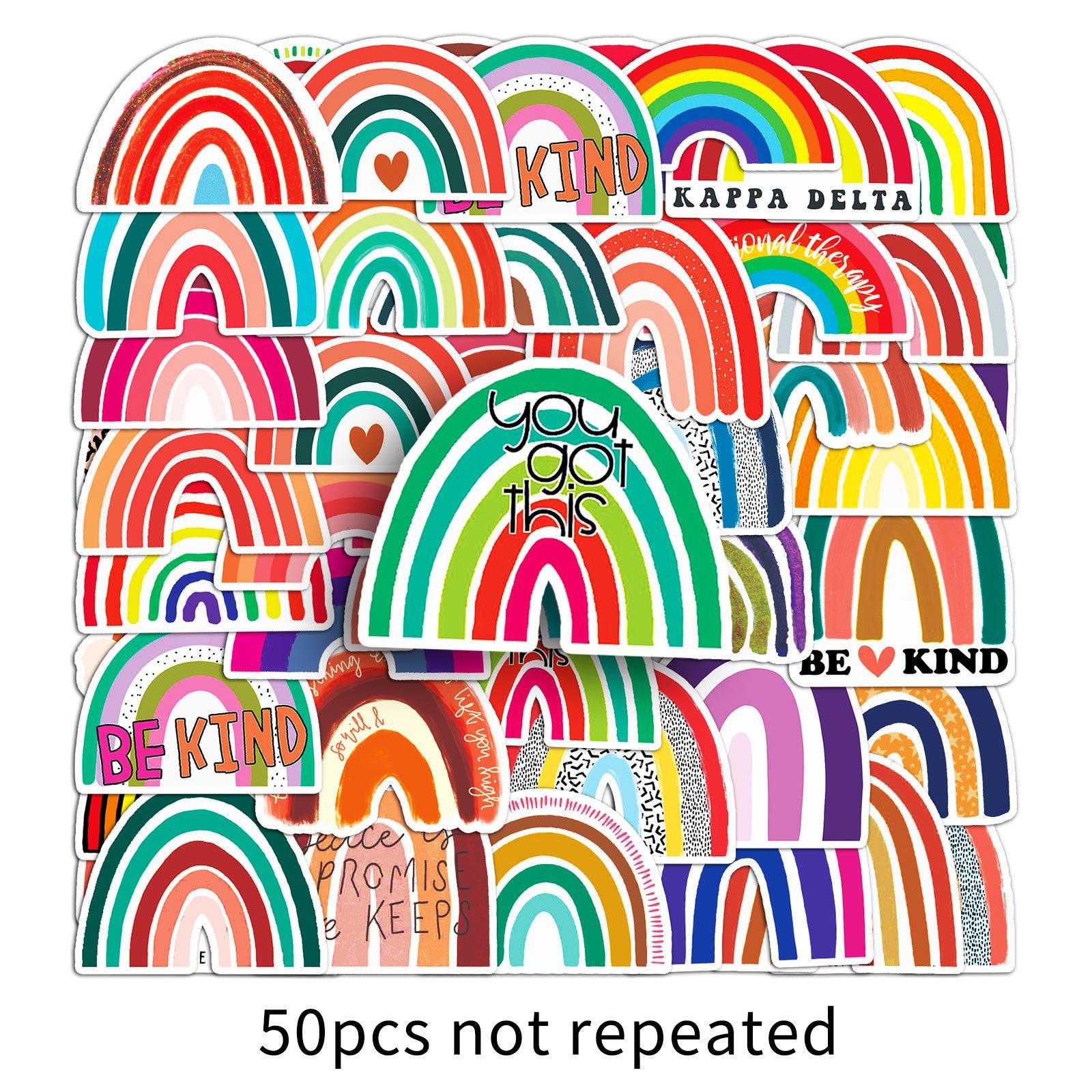 50 Rainbow Bridge Cartoon Stickers: Colorful, Waterproof, INS Style DIY Decoration for Journals & Suitcases
50 Rainbow Bridge Cartoon Stickers: Colorful, Waterproof, INS Style DIY Decoration for Journals & Suitcases