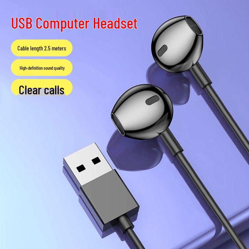 USB Wired Gaming Headset: E-sports, Music, and Calls for Desktop & Laptop
USB Wired Gaming Headset: E-sports, Music, and Calls for Desktop & Laptop