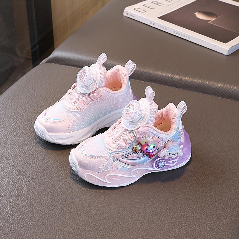 2025 Spring/Autumn Kuromi Light-Up Girls Sports Shoes, Ages 1-6, with Rotating Button Size 23 - 14.5CM
2025 Spring/Autumn Kuromi Light-Up Girls Sports Shoes, Ages 1-6, with Rotating Button Size 23 - 14.5CM