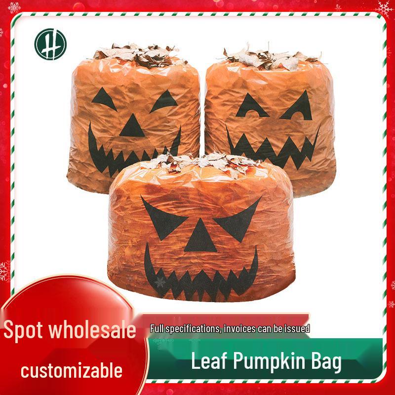 Halloween Pumpkin Leaf Bags - Ghost Festival Decoration Props for Party Scenes and Lawn Decor. Small
Halloween Pumpkin Leaf Bags - Ghost Festival Decoration Props for Party Scenes and Lawn Decor. Small