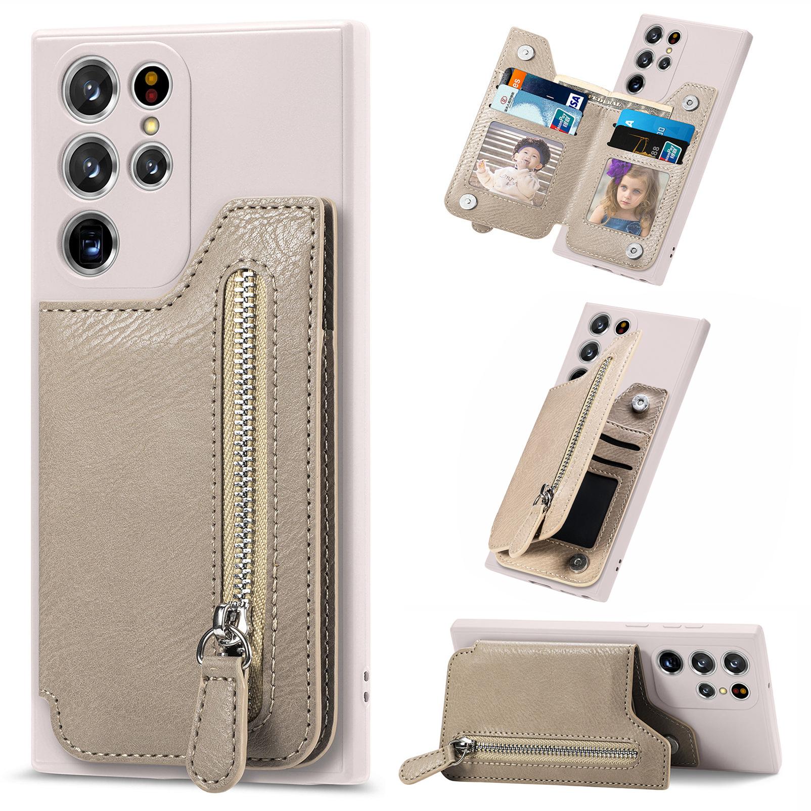 For Samsung Galaxy S25 Ultra Case PU Leather+TPU Phone Cover with Zipper Pocket Wallet Beige
For Samsung Galaxy S25 Ultra Case PU Leather+TPU Phone Cover with Zipper Pocket Wallet Beige