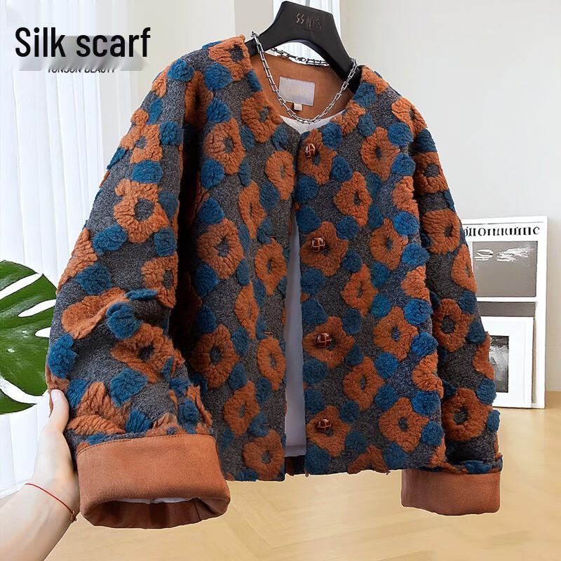 Women s Retro Colorblock Wool Blend Plaid Sweater M
Women s Retro Colorblock Wool Blend Plaid Sweater M