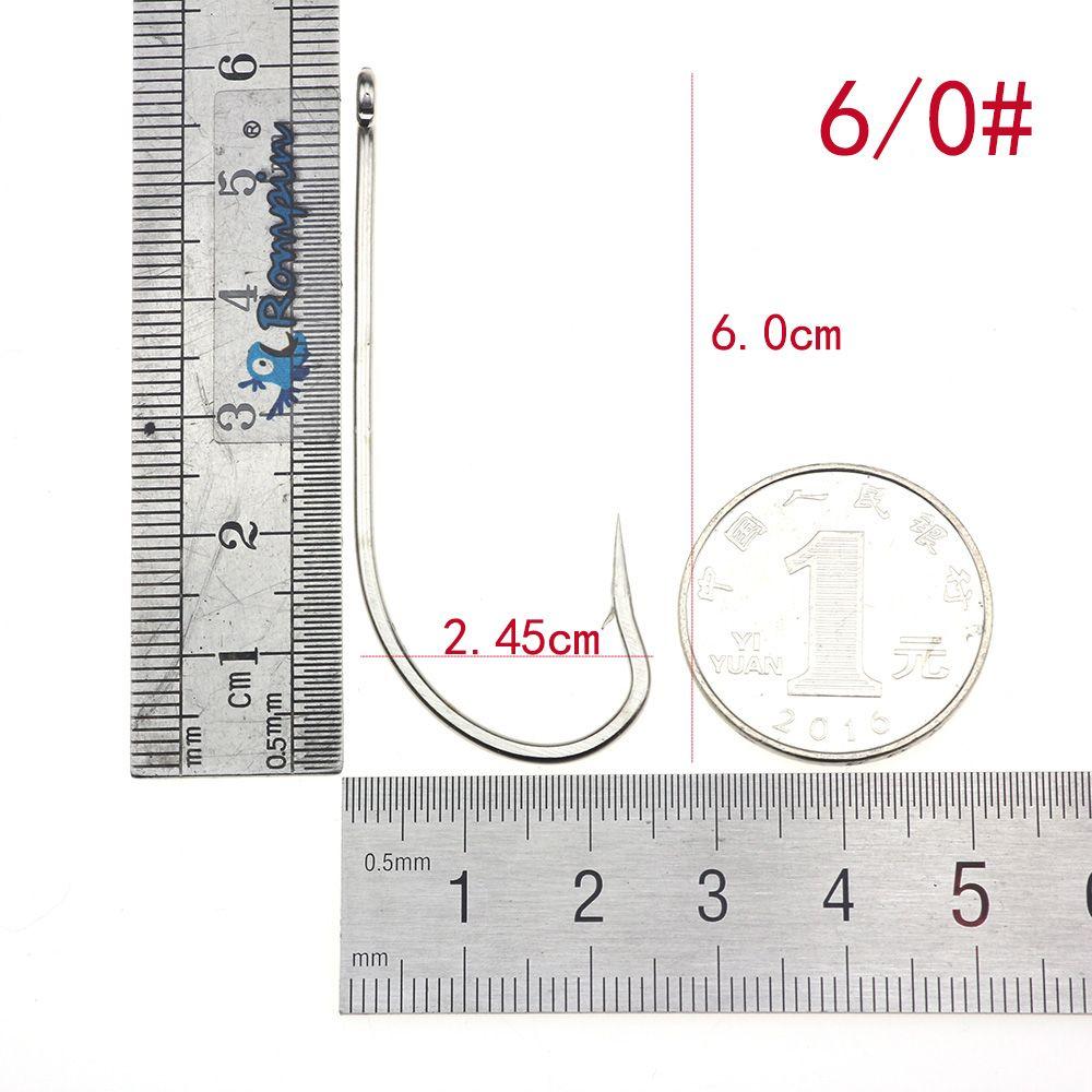 Рыболовные крючки из нержавеющей стали 6/0#
Рыболовные крючки из нержавеющей стали 6/0#