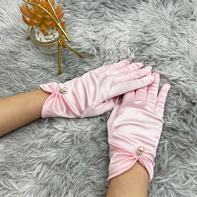Silk Beaded Stretch Satin Wedding Gloves and Veils Accessories One Size рожевий
Silk Beaded Stretch Satin Wedding Gloves and Veils Accessories One Size рожевий