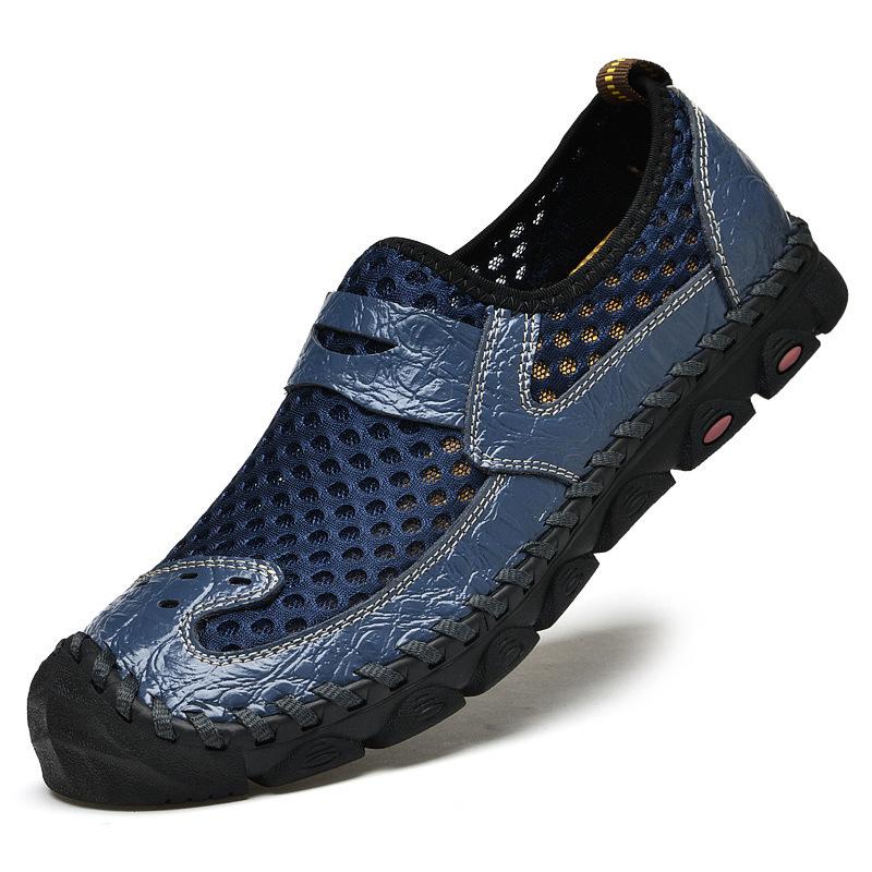 Summer men s shoes breathable men s casual mesh shoes men s Korean version one-pedal foot cover driving leather shoes foreign trade Shoes 38 синий
Summer men s shoes breathable men s casual mesh shoes men s Korean version one-pedal foot cover driving leather shoes foreign trade Shoes 38 синий