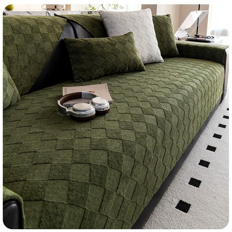 Premium Plaid Sofa Cover with Soft Fabric and Solid Color Anti Slip Pad Suitable for Protecting and Decorating Living Room Sofas 70X70cm зелёный
Premium Plaid Sofa Cover with Soft Fabric and Solid Color Anti Slip Pad Suitable for Protecting and Decorating Living Room Sofas 70X70cm зелёный
