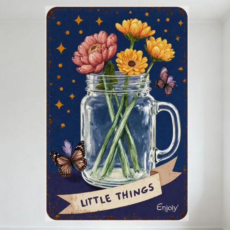 Whimsical Vintage Metal Tin Sign Sexy Little Things Enjoy Butterfly Flower Glass Jar Wall Decor for Home Bar Pub Bedroom Decorat 20x30cm(7.8x11.8inch)
Whimsical Vintage Metal Tin Sign Sexy Little Things Enjoy Butterfly Flower Glass Jar Wall Decor for Home Bar Pub Bedroom Decorat 20x30cm(7.8x11.8inch)