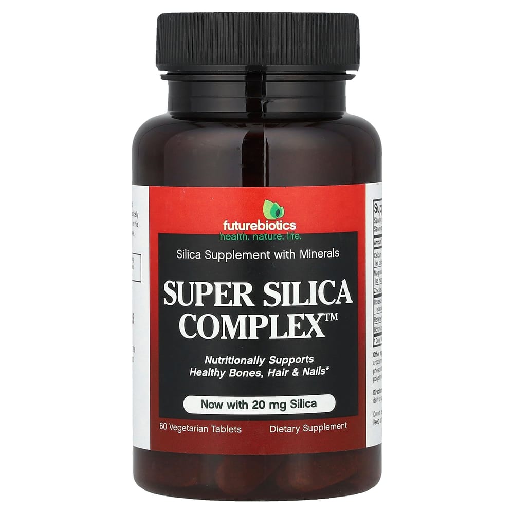FutureBiotics Super Silica Complex Veggie Tablets, 60 Tablets
FutureBiotics Super Silica Complex Veggie Tablets, 60 Tablets
